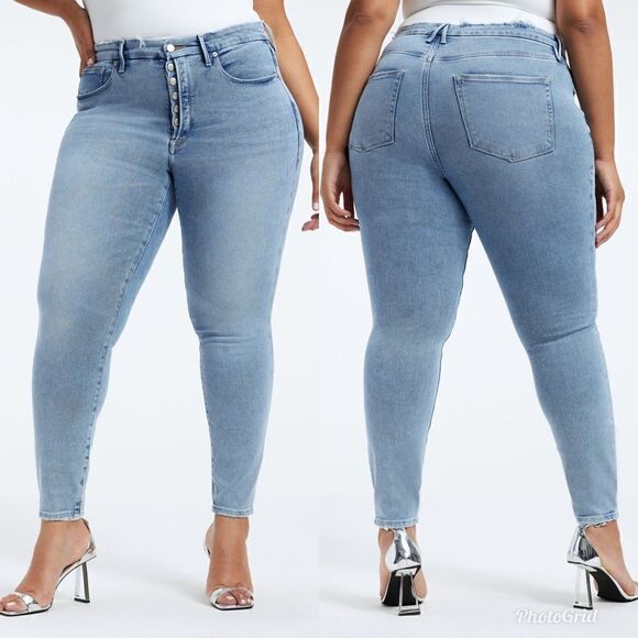 Revolve Good American GOOD LEGS SKINNY JEANS - Picture 1 of 13